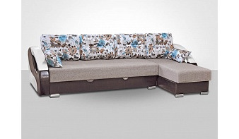 Угловой диван Виктория 3 BMS коричневый