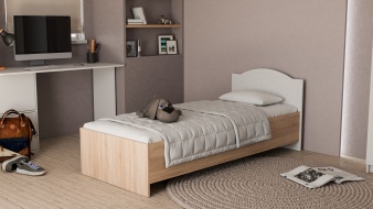 Кровать Мишка Вальтер BMS 80х190 см