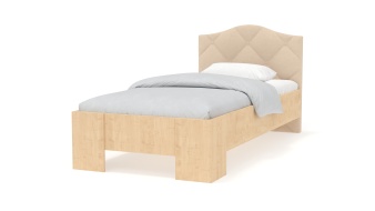 Кровать Crystal BMS из велюра