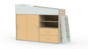 Кровать-чердак Дождик BMS