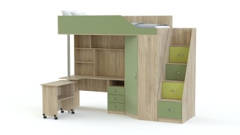 Детская кровать чердак Мерабель 1 BMS