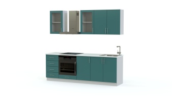 Модульная Кухонный гарнитур Лилия 2.3 м BMS