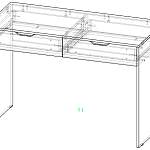 Письменный стол Eskimo BMS