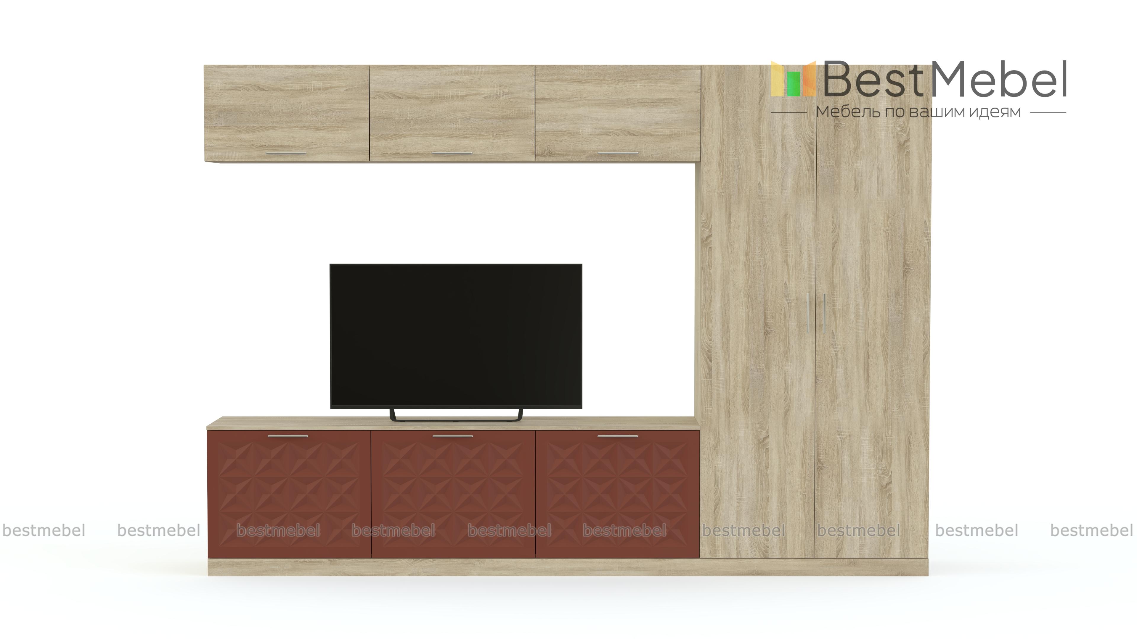 Стенка Вельвет 7 BMS - Фото