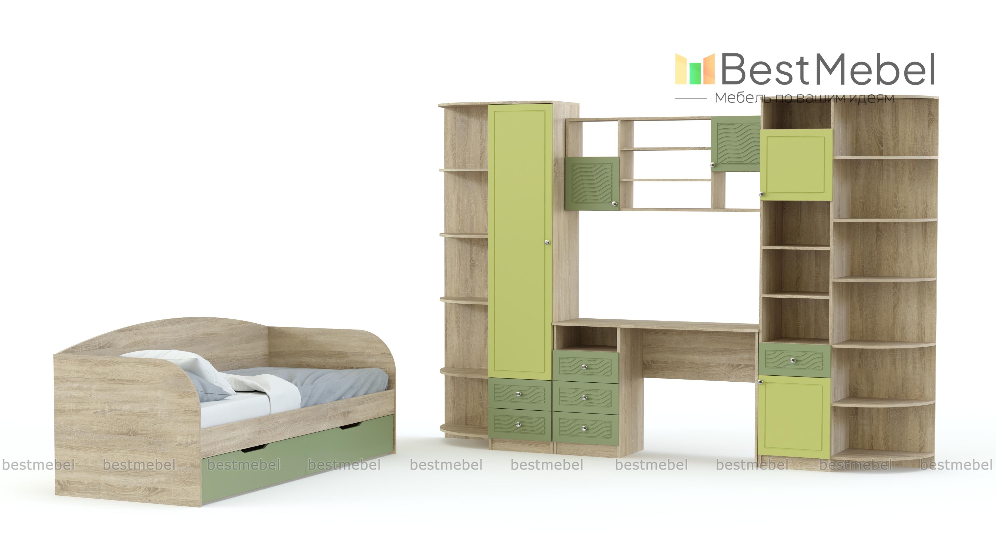 Модульная детская Акварель 3 BMS - Фото