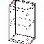 Схема сборки Шкаф верхний со стеклом 300 Капля BMS