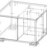Схема сборки Стол журнальный Колледж BMS
