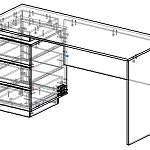 Стол с ящиками Квинта 7 BMS