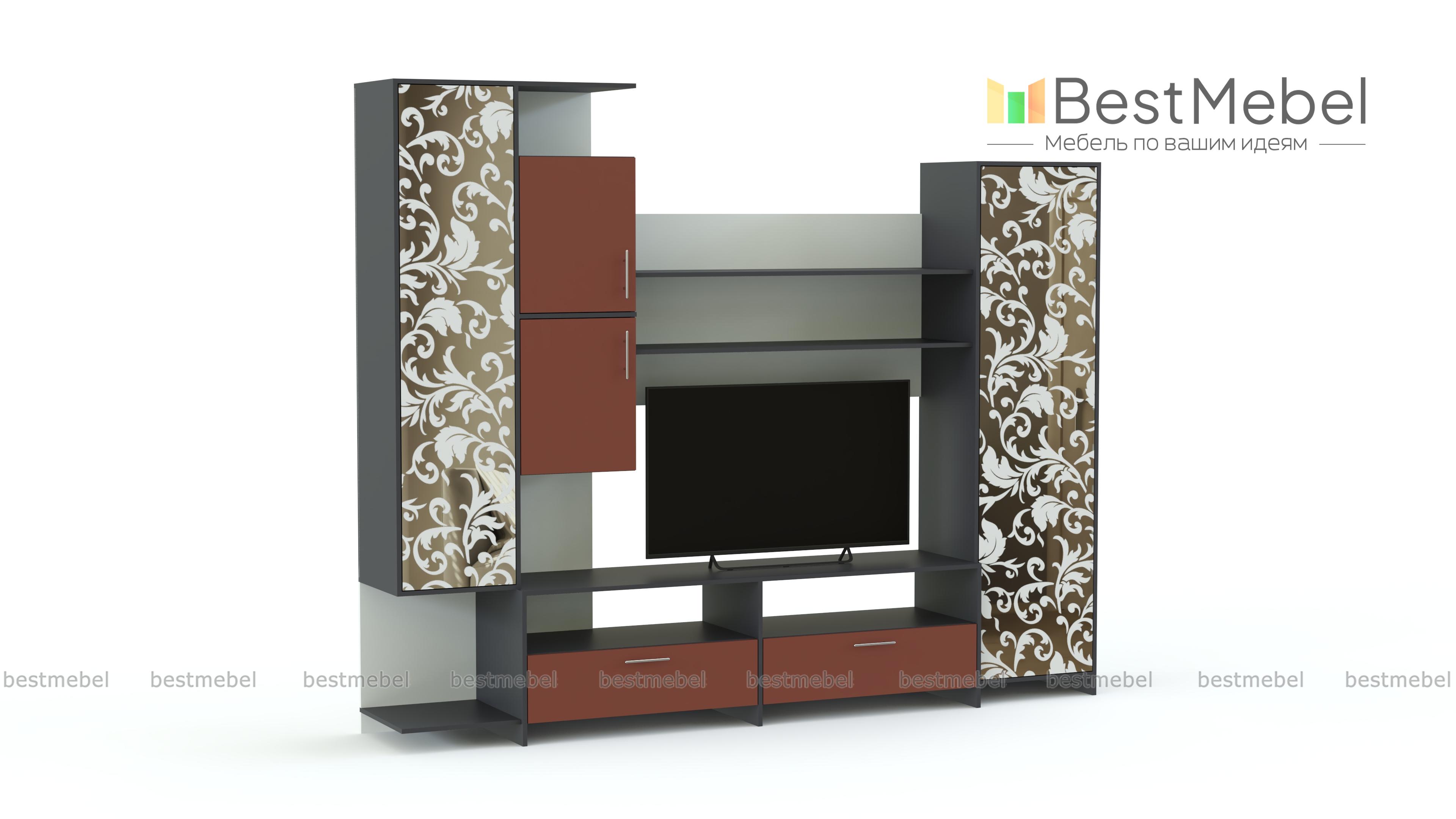 Стенка Гала МДФ BMS - Фото