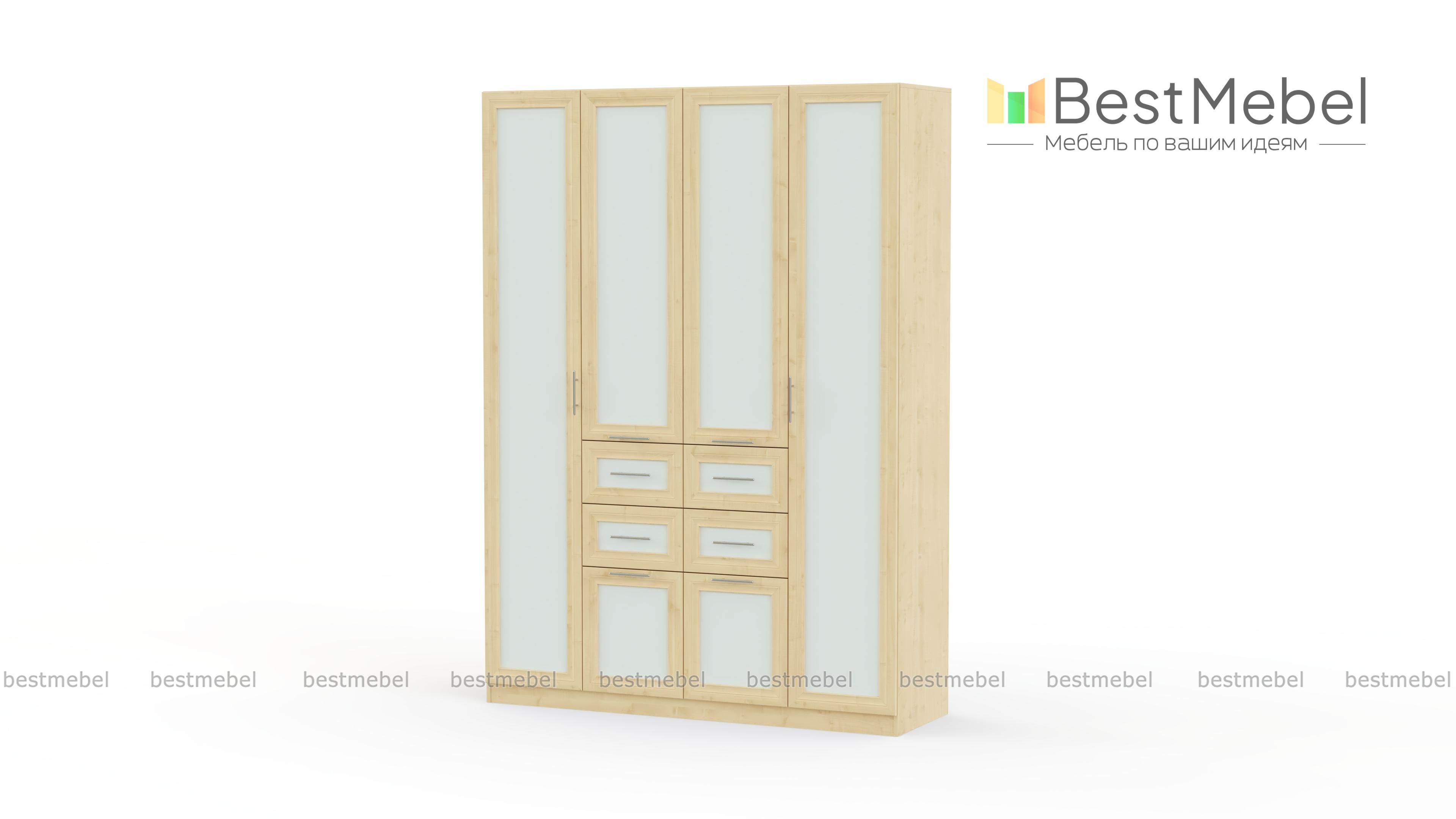 Распашной шкаф Крона 28 BMS - Фото