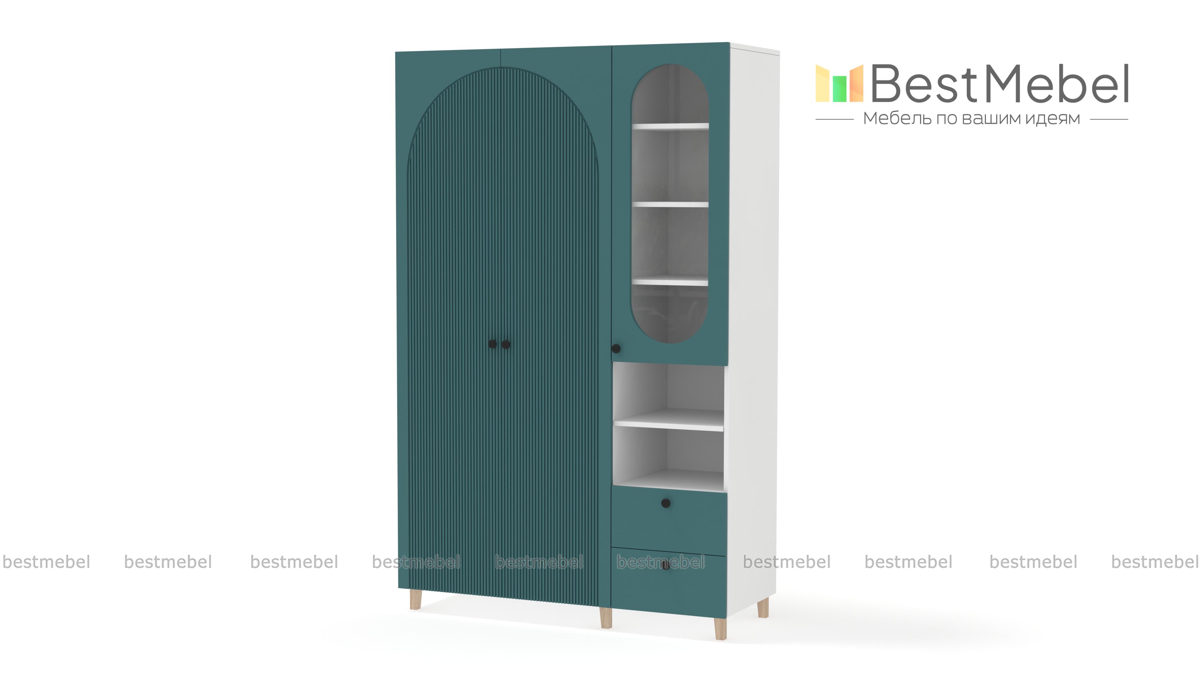 Шкаф распашной Вивьен 22 BMS - Фото