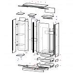 Схема сборки Гардеробная Пэкс 3 BMS