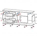 Схема сборки Тумба под ТВ Эшта 22 BMS