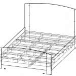 Схема сборки Кровать Мари Блеск 8 BMS
