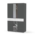 Шкаф 3-створчатый Линда с зеркалом BMS - Фото 12