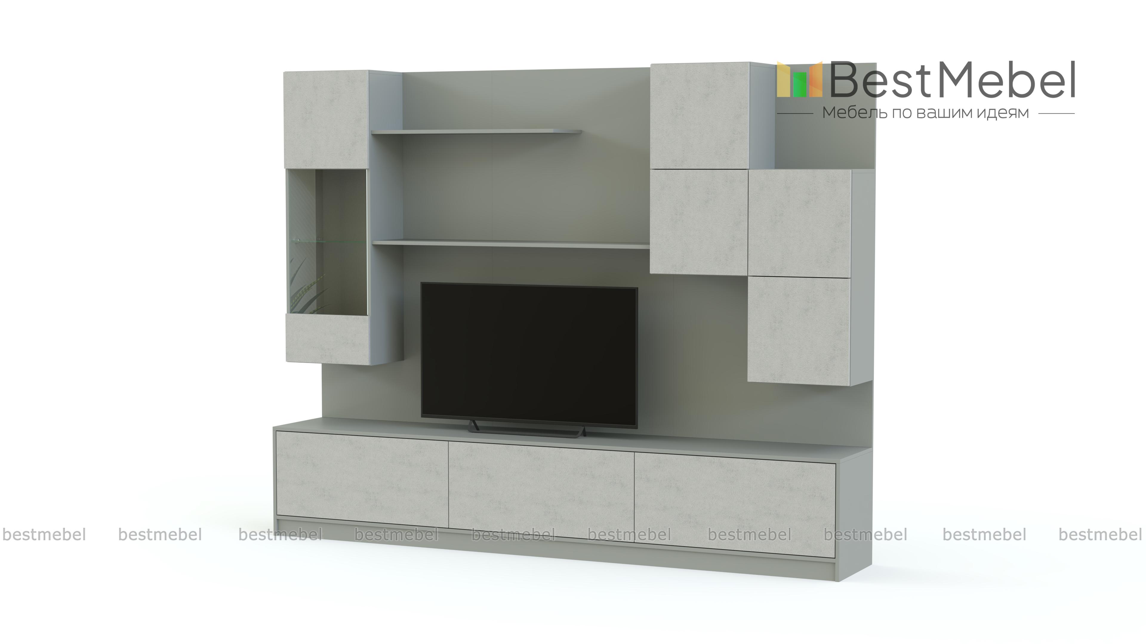 Стенка для гостиной Ева М BMS - Фото