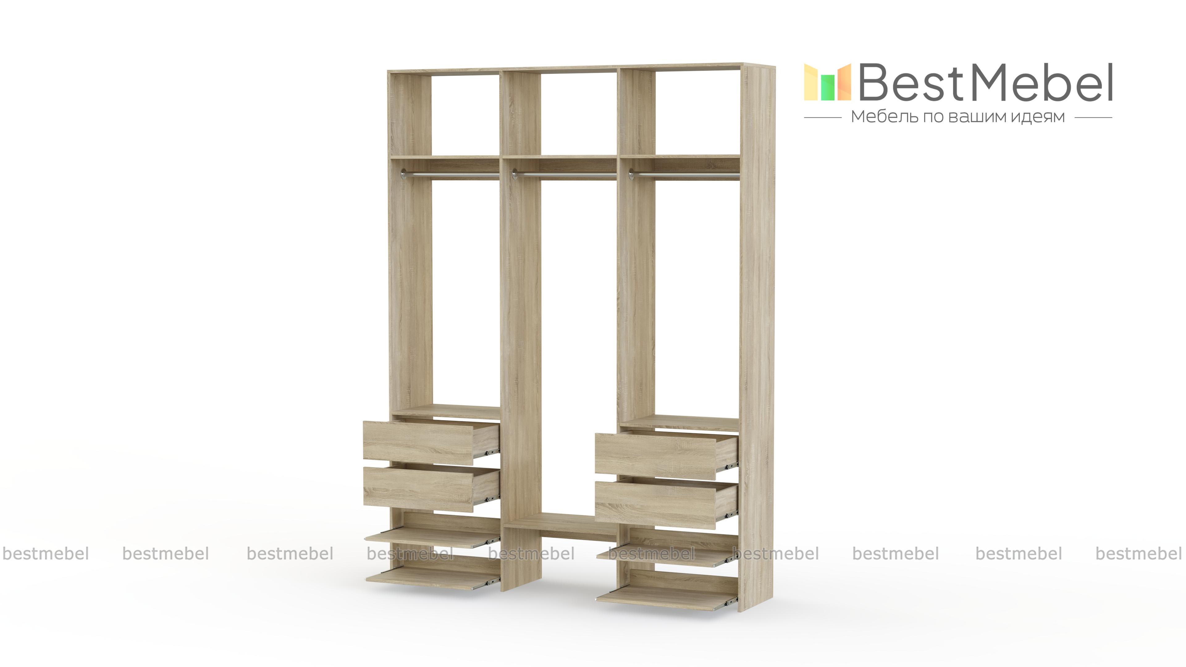 Стеллаж для одежды Мирта 92 BMS - Фото