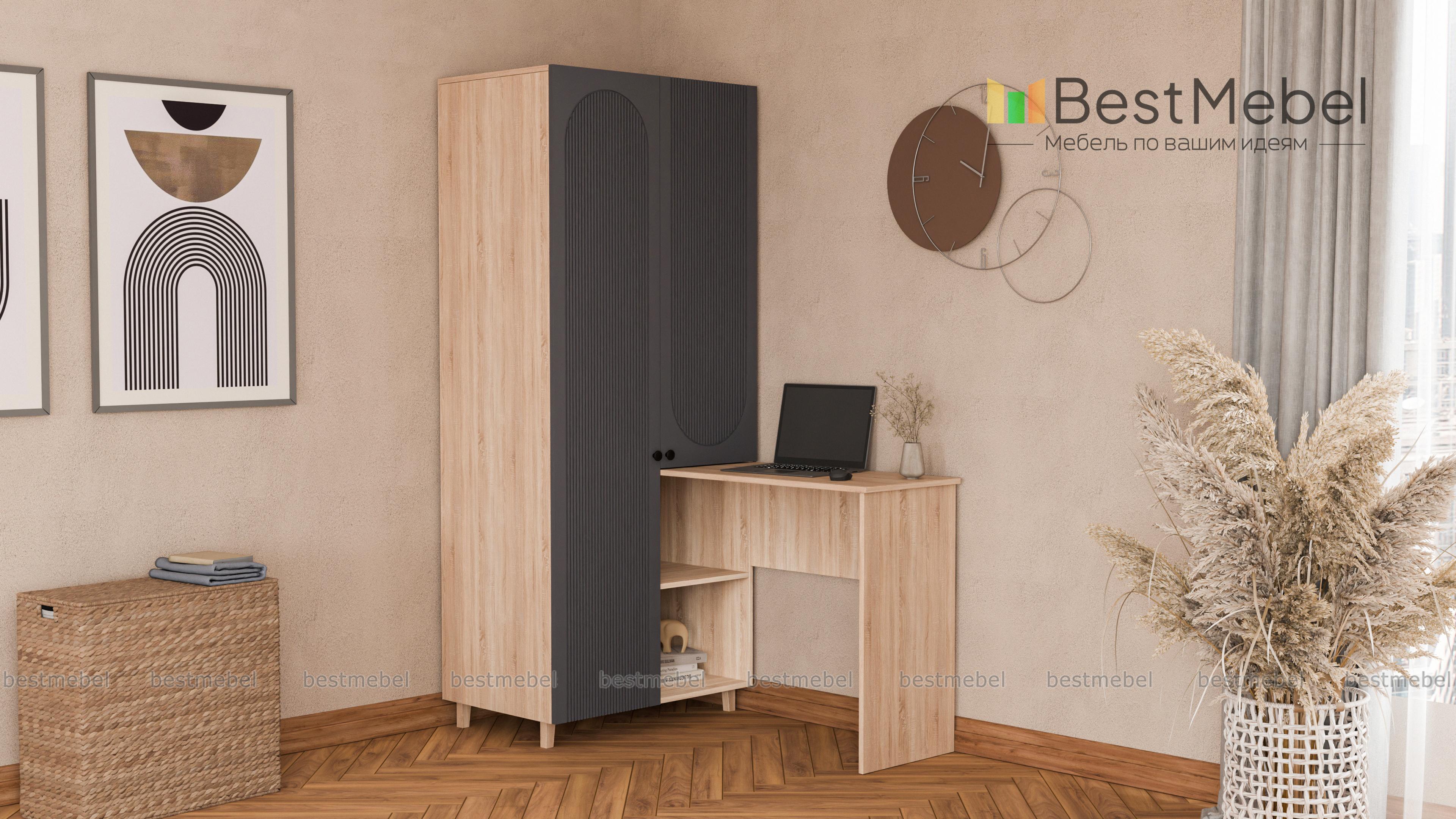 Шкаф со столом Рене 5 BMS - Фото