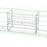 Чертеж Тумба под ТВ Шер 1.91 BMS