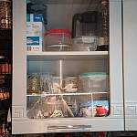 Шкаф навесной со стеклом 1 дверь Греция BMS - Фото от клиента