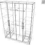 Схема сборки Шкаф распашной Келли 15 BMS