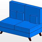 Диван Райтт 2 BMS