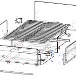 Схема сборки Кровать Максима BMS