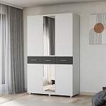 Шкаф 3-створчатый Линда с зеркалом BMS - Фото 11