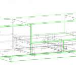 Чертеж Тумба под ТВ Шер 1.11 BMS