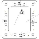 Туалетный столик с подсветкой Глэм 2 BMS