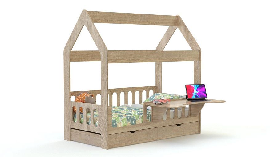 Кровать-домик Джинс 13.4 BMS - Фото