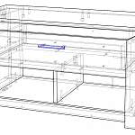 Чертеж Тумба Белла BMS