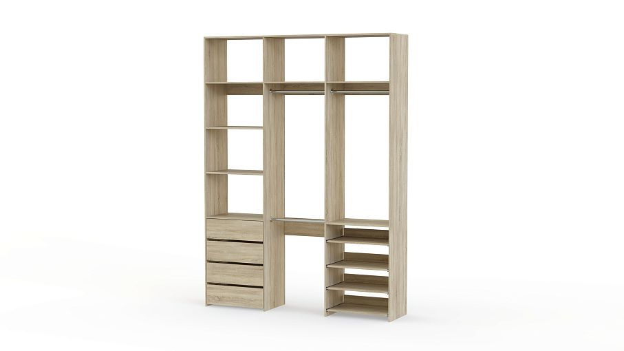 Стеллаж для одежды Мирта 88 BMS - Фото