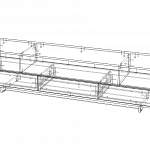 Чертеж Тумба под ТВ Шер 1.05 BMS