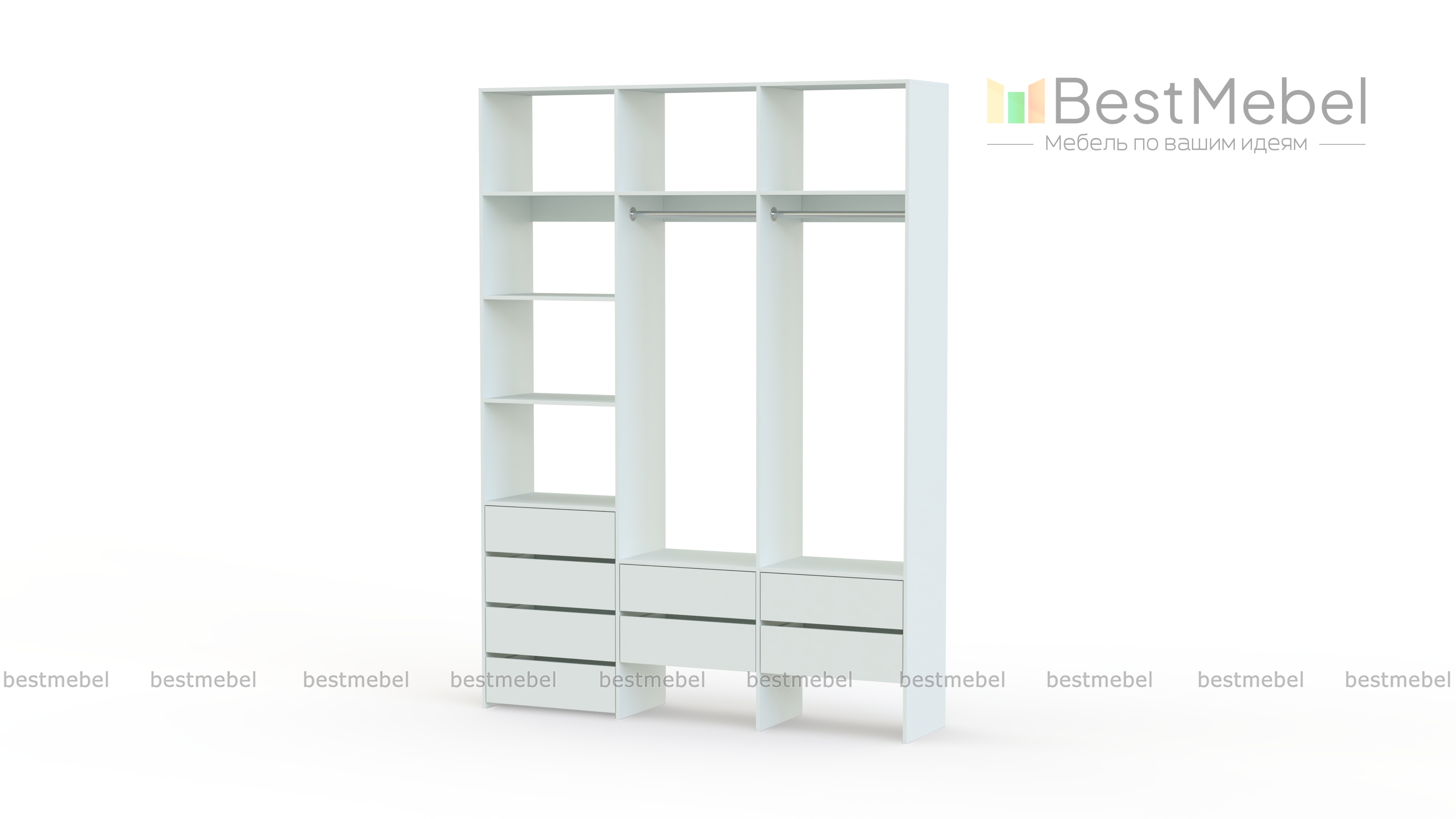 Стеллаж для одежды Мирта 54 BMS