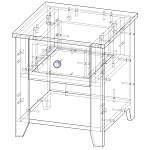 Схема сборки Прикроватная тумба Элен 1 BMS
