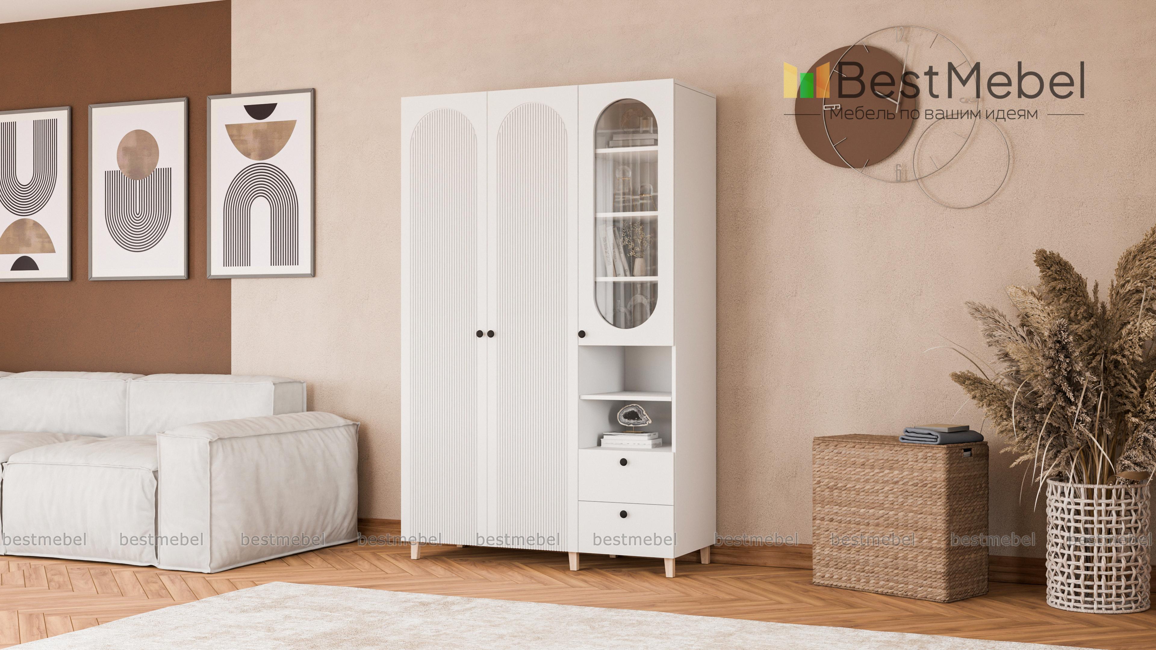 Шкаф распашной Рене 12 BMS - Фото