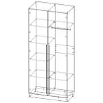 Схема сборки Шкаф распашной Аврил 10 BMS