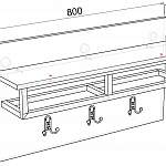 Чертеж Вешалка Осло 10 BMS