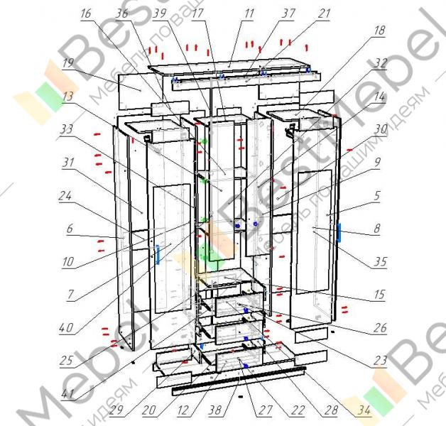 Шкаф купе sv 11 мебель инструкция по сборке